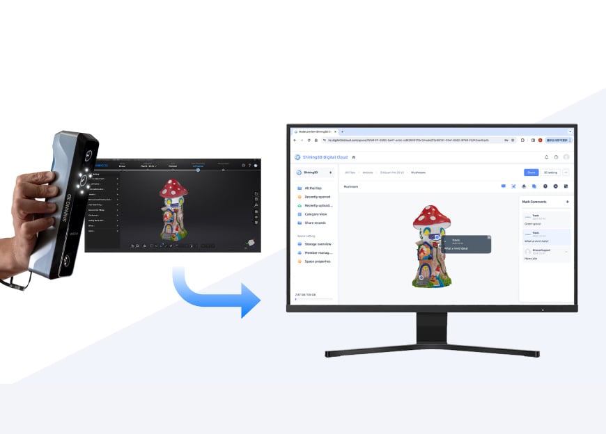 EINSTAR_shining3d cloud