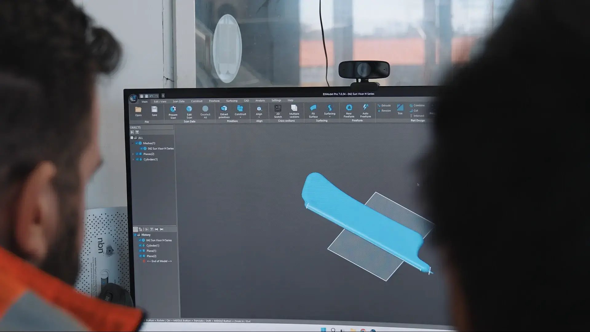 Reverse engineering in EXModel