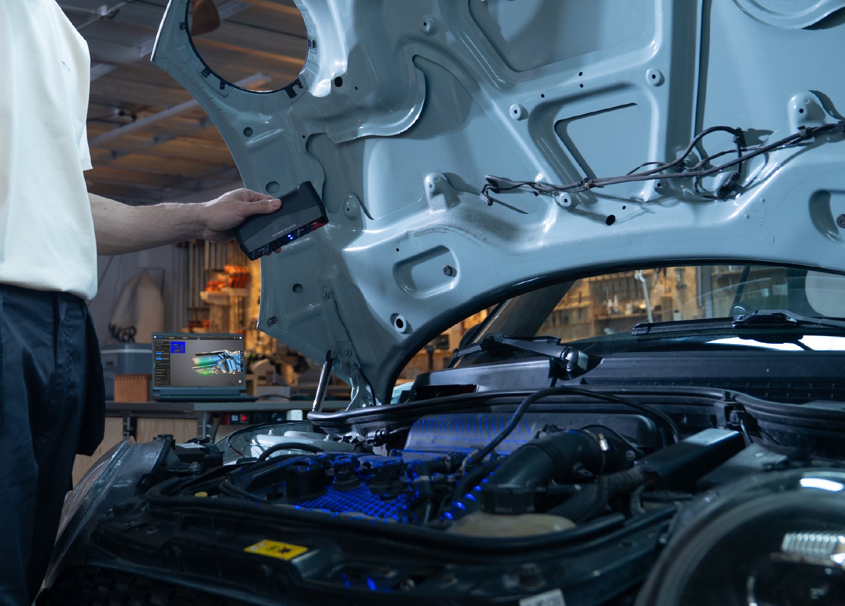 Marker-Free Laser Scanning