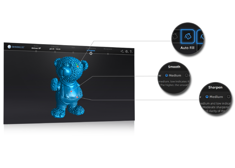 EinScan SP V2 Stable and Reliable Results