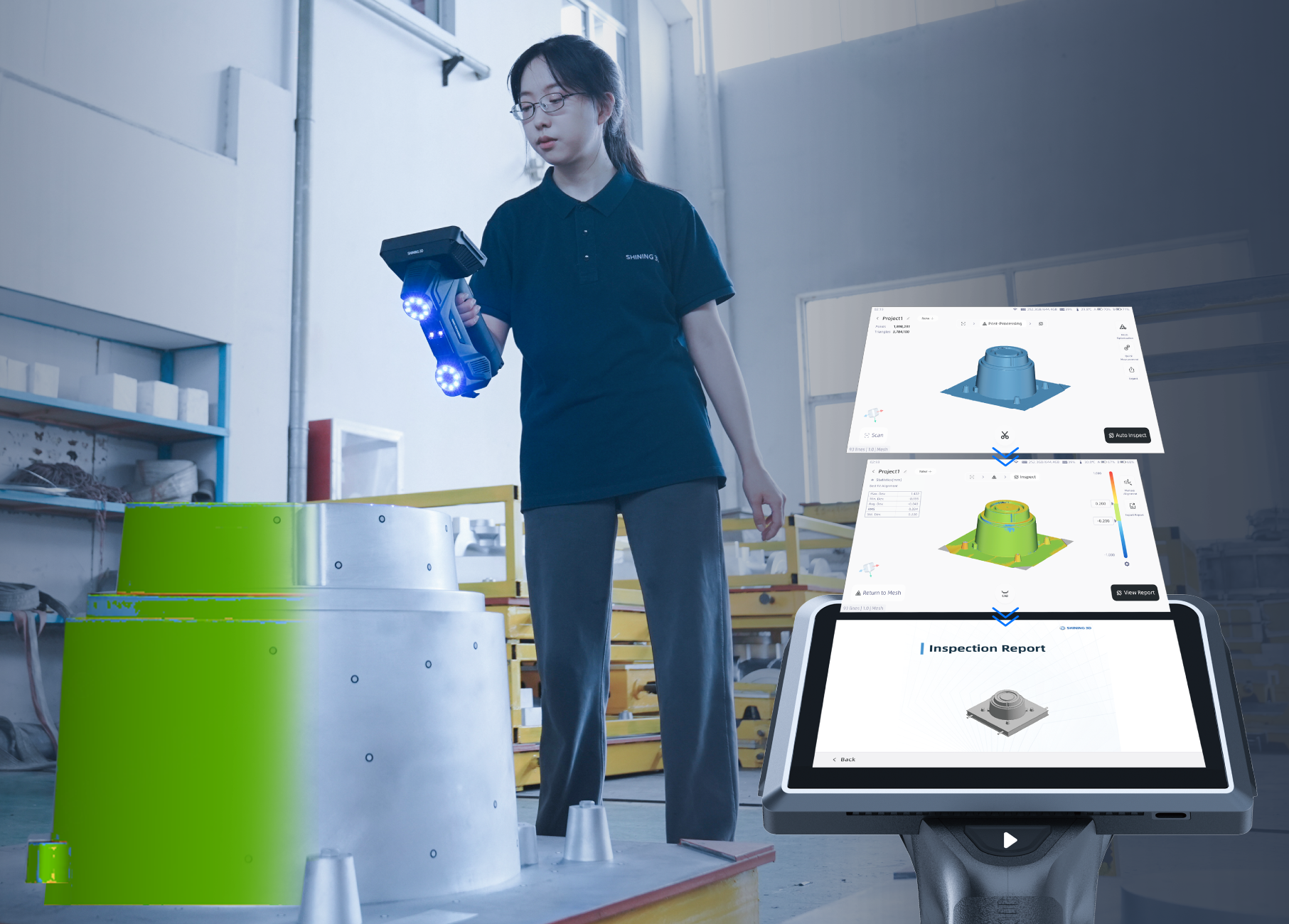 Metrology-Grade On-Scanner Inspection
