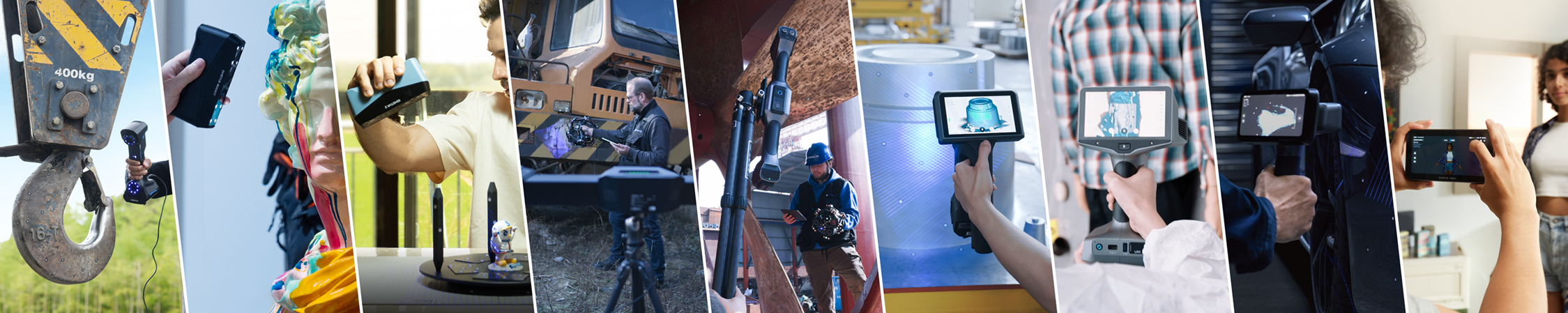 wireless 3D scanners family