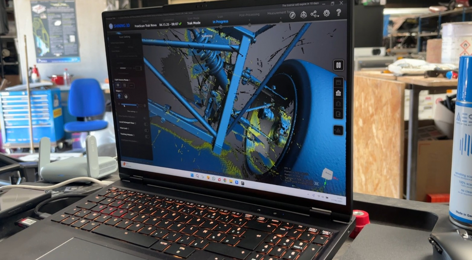 Peugeot-207-Spider-Fahrgestell-Scan-Ergebnis