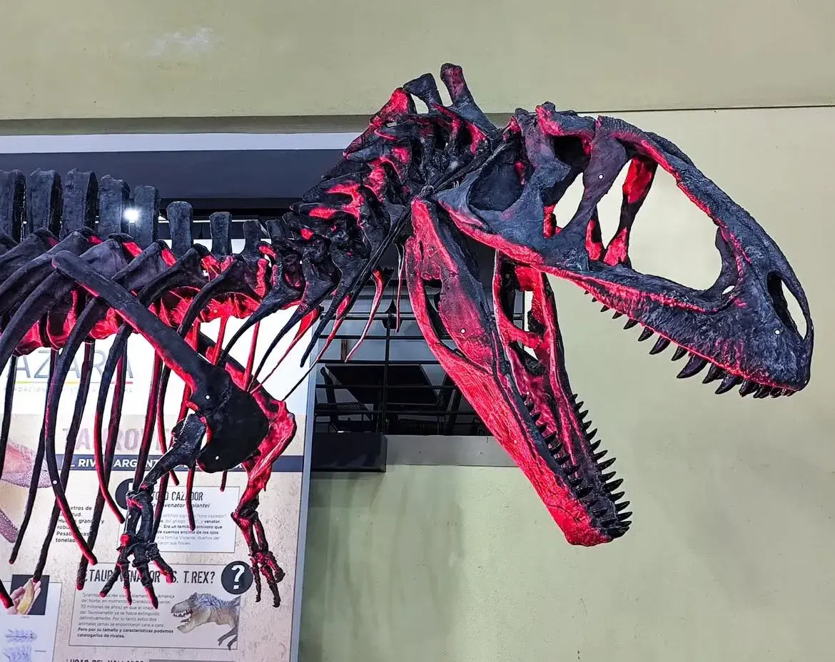 The model displayed at the exhibition